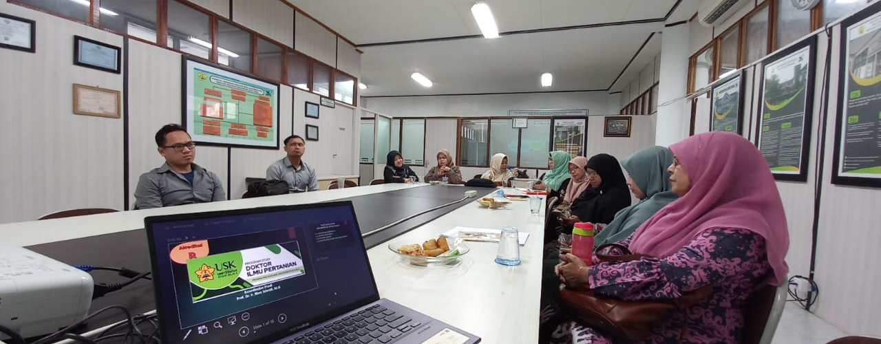 Kegiatan Sosialisasi program DIP di fakultas Pertanian USK