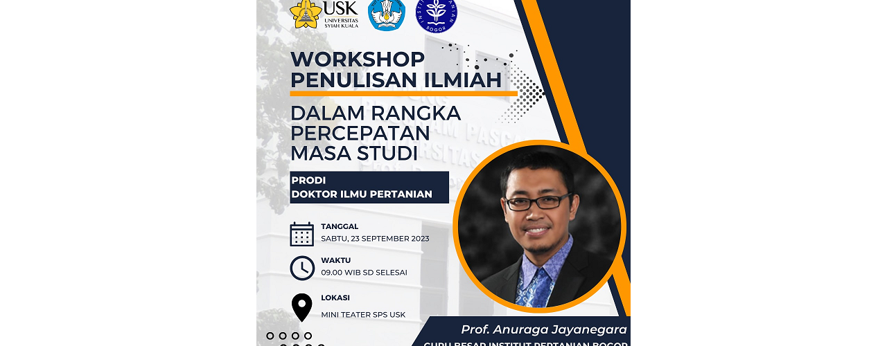 Workshop Penulisan Ilmiah DIP PPs Unsyiah