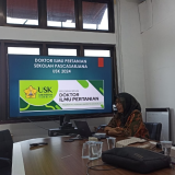 Sosialisasi Program Doktor Ilmu Pertanian SPs USK ke Fakultas Pertanian UNIMAL