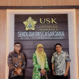 KUNJUNGAN ko.Promotor dari BRIN, Dr. Roni ke Prodi DIP USK dalam rangka mendampingi penelitian mhs S3 prodi DIP bidang Probiotik.