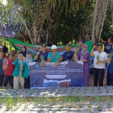 Kegiatan Pengabdian Kepada Masyarakat mahasiswa dan alumni Prodi DIP SPs USK dalam rangka Milad SPs di Kota Lhokseumawe.